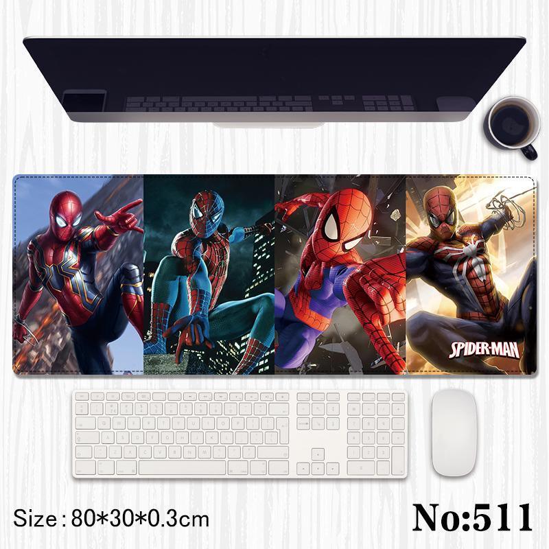 Spider man Printed Mouse Pad, Desk Mat Rubber Base for Desktop , Laptop , Keyboard , Mouse - Jaiman Toys