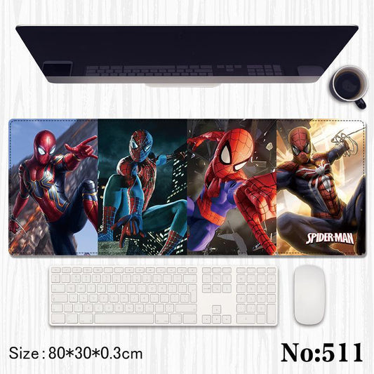 Spider man Printed Mouse Pad, Desk Mat Rubber Base for Desktop , Laptop , Keyboard , Mouse - Jaiman Toys