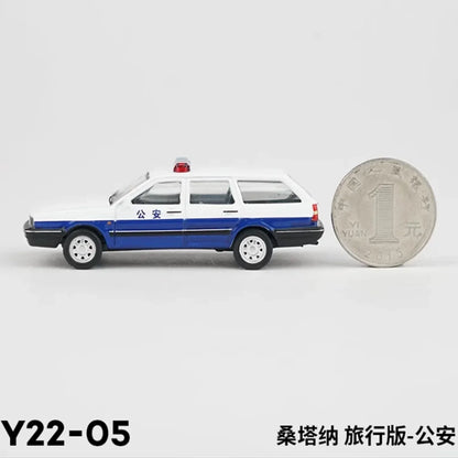 XCARTOYS 1:64 VW Santana Wagon Police Diecast | Chinese Police Livery | Y22-05