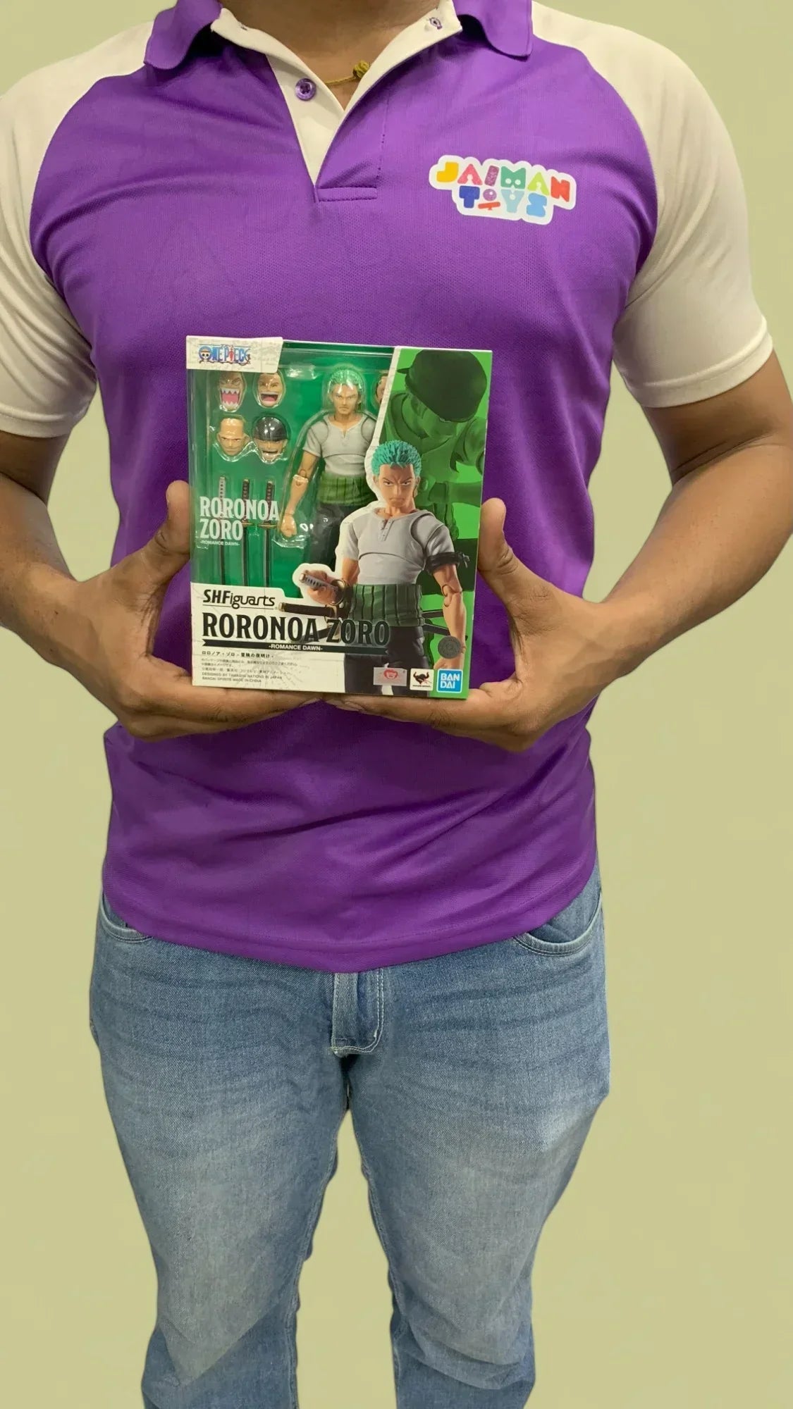 Roronoa Zoro (Romance Dawn Ver.) 5.7-Inch Figure by S.H.Figuarts Tamashii Nations - Jaiman Toys