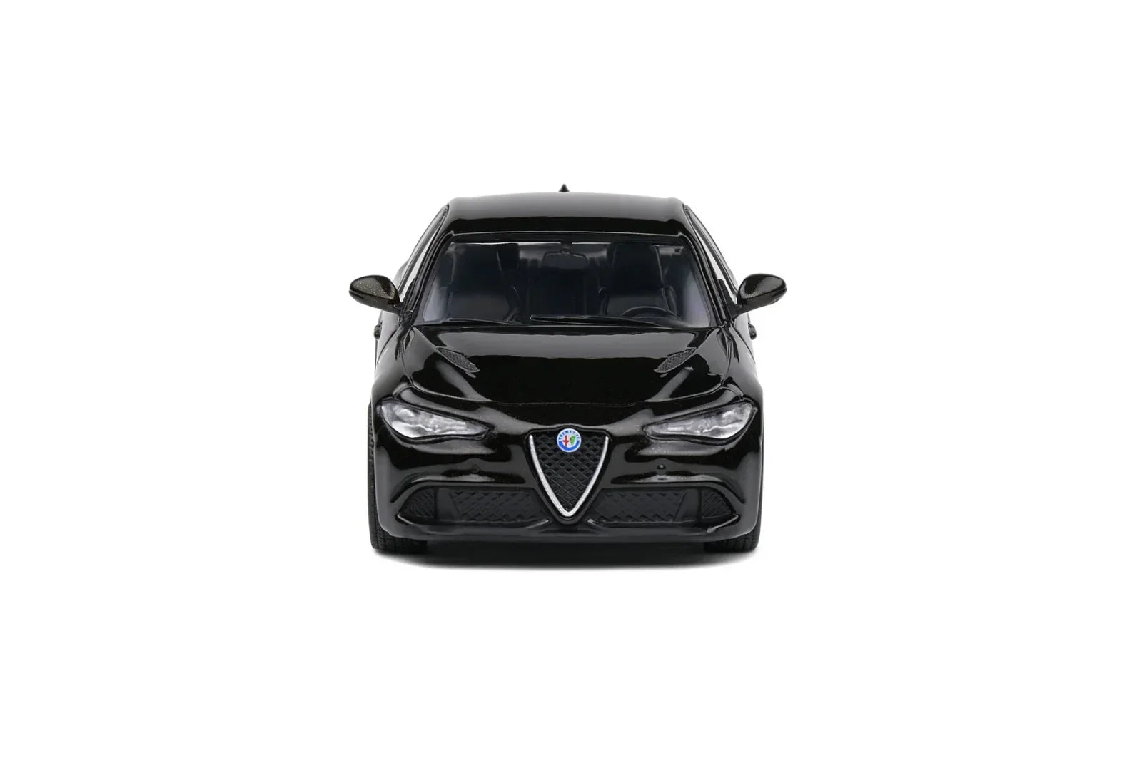 Solido : ALFA ROMEO GIULIA QUADRIFOGLIO BLACK (Scale 1:43) - Jaiman Toys