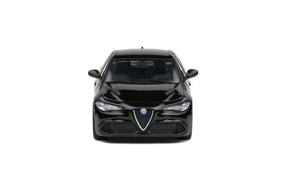Solido : ALFA ROMEO GIULIA QUADRIFOGLIO BLACK (Scale 1:43) - Jaiman Toys