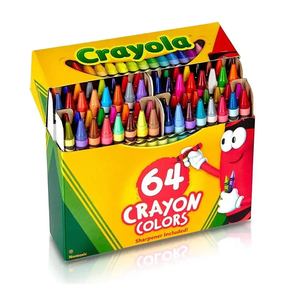 Crayola 64 Crayon Box for Age 3+ Years - Jaiman Toys