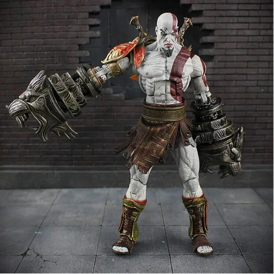 God of War 3 - Kratos - Character Model Action Figure - Anime Toy 7" Kratos Flame Knife Action Figure Figure Figure - Jaiman Toys