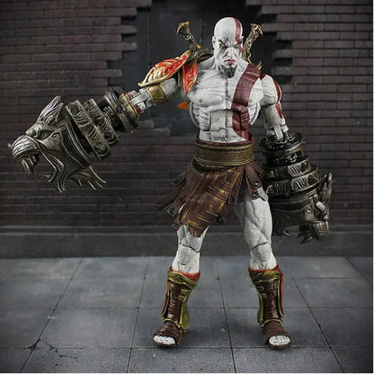 God of War 3 - Kratos - Character Model Action Figure - Anime Toy 7" Kratos Flame Knife Action Figure Figure Figure - Jaiman Toys