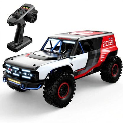 MJX  HYPER GO H8P 1:8 Scale Ford Motor Company Ford Bronco R Licensed 4WD RC Rock Crawler – Brushless Motor, 80A ESC, High-Speed Off-Road Remote Control Vehicle