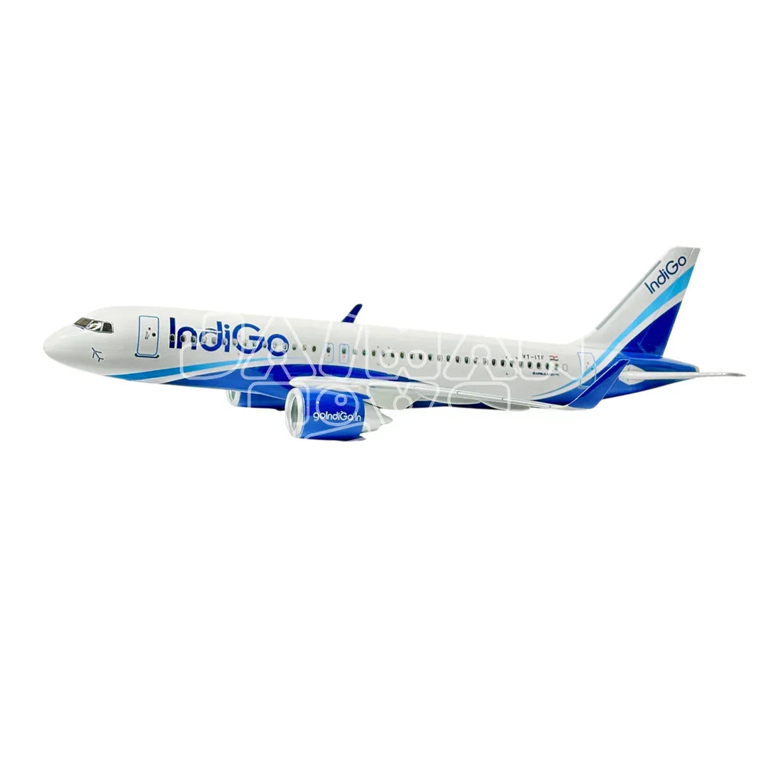 Diecast Aeroplane Display Display Model Airplane: Indigo A320 46 cm - Jaiman Toys