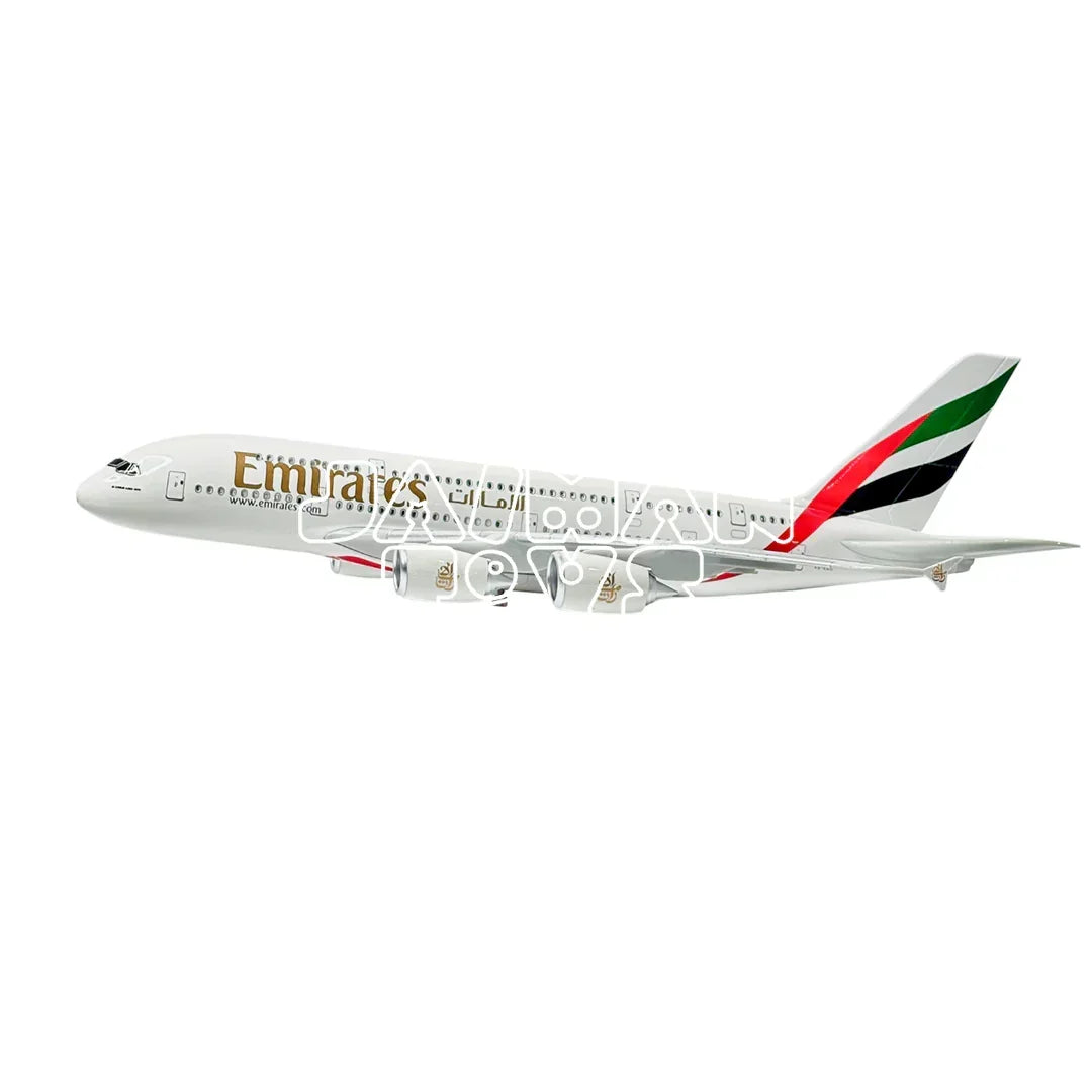 Diecast Aeroplane Display Display Model Airplane: Emirates Airlines A380 (46 Cm) - Jaiman Toys