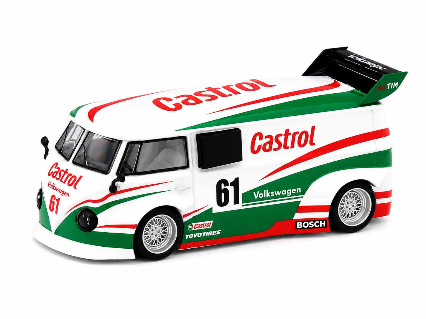 SupCar Volkswagen T1 Castrol Racing Van #61 1:64 Scale Die-Cast Model Car | Premium Collectible Display Model
