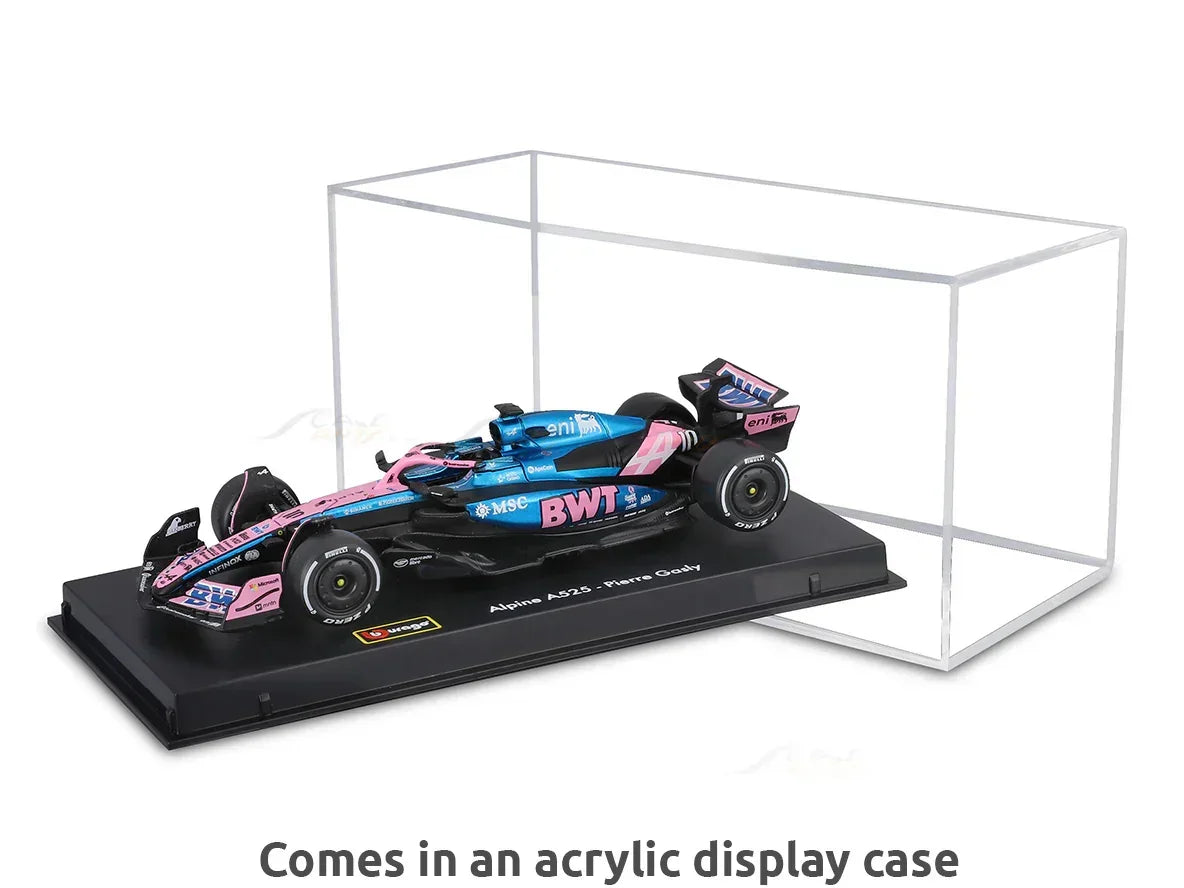 Bburago 1:43 BWT Alpine A525 #10 Pierre Gasly Monaco GP 2025 Diecast Formula 1 Car