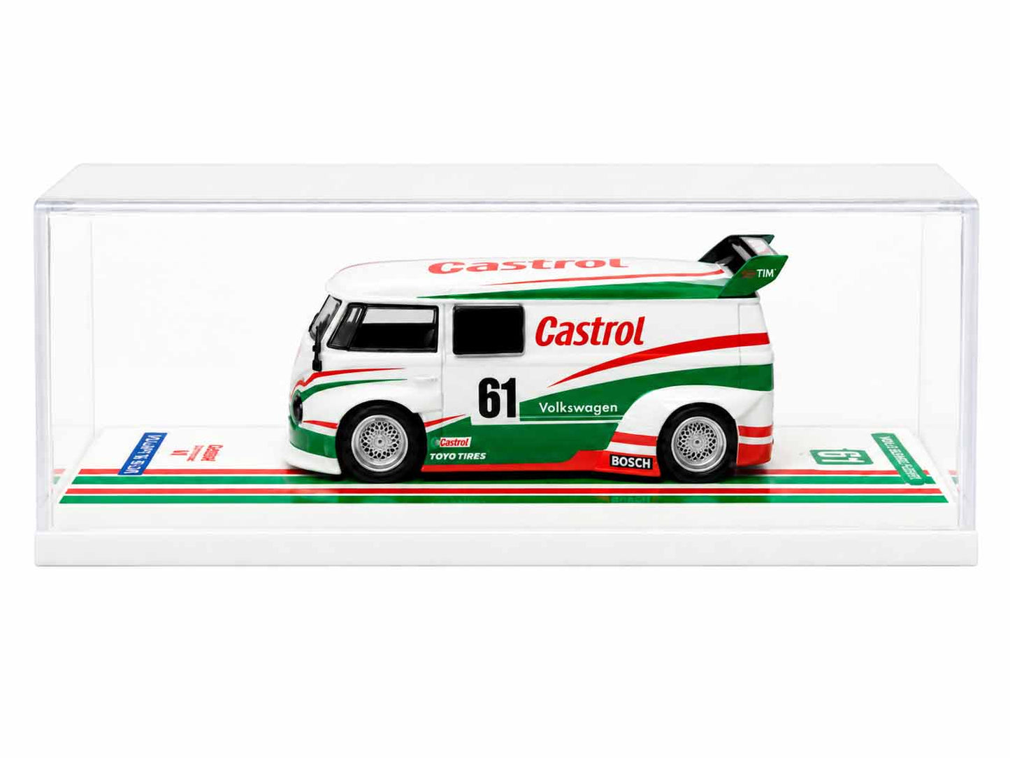 SupCar Volkswagen T1 Castrol Racing Van #61 1:64 Scale Die-Cast Model Car | Premium Collectible Display Model