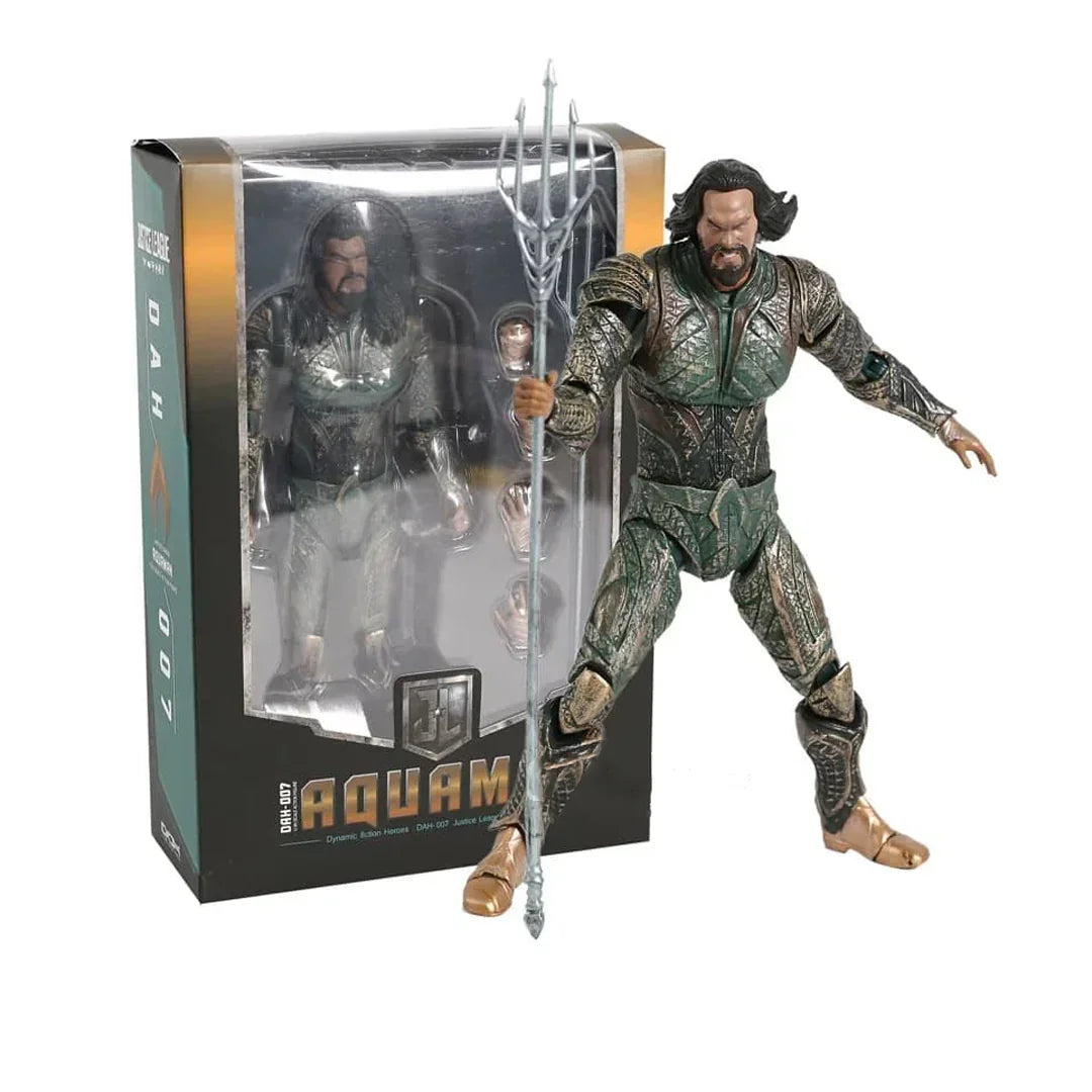 JUSTICE LEAGUE: AQUAMAN DYNAMIC ACTION FIGURE – 1/9TH SCALE DAH-007 (Age 15+) - Jaiman Toys