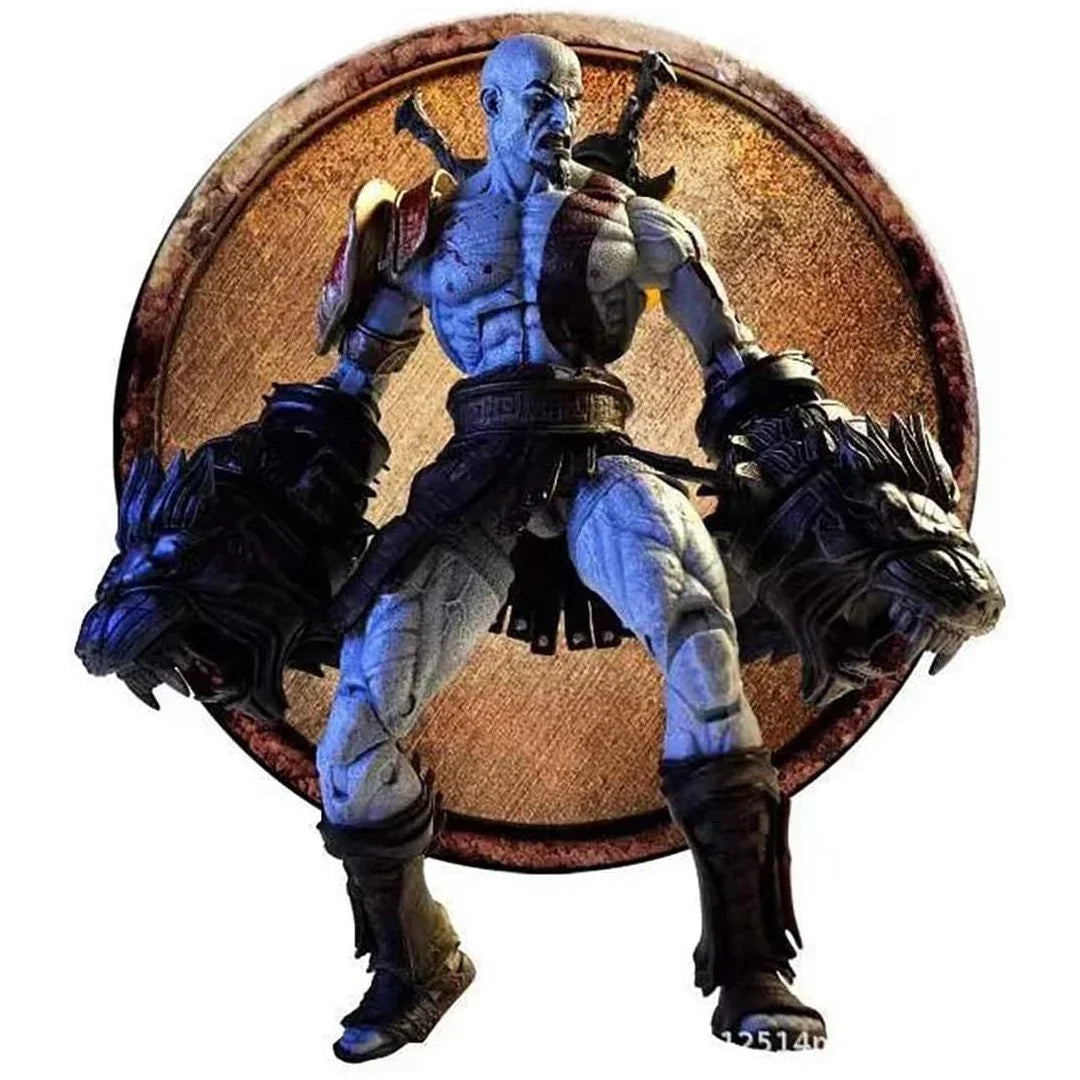 God of War 3 - Kratos - Character Model Action Figure - Anime Toy 7" Kratos Flame Knife Action Figure Figure Figure - Jaiman Toys