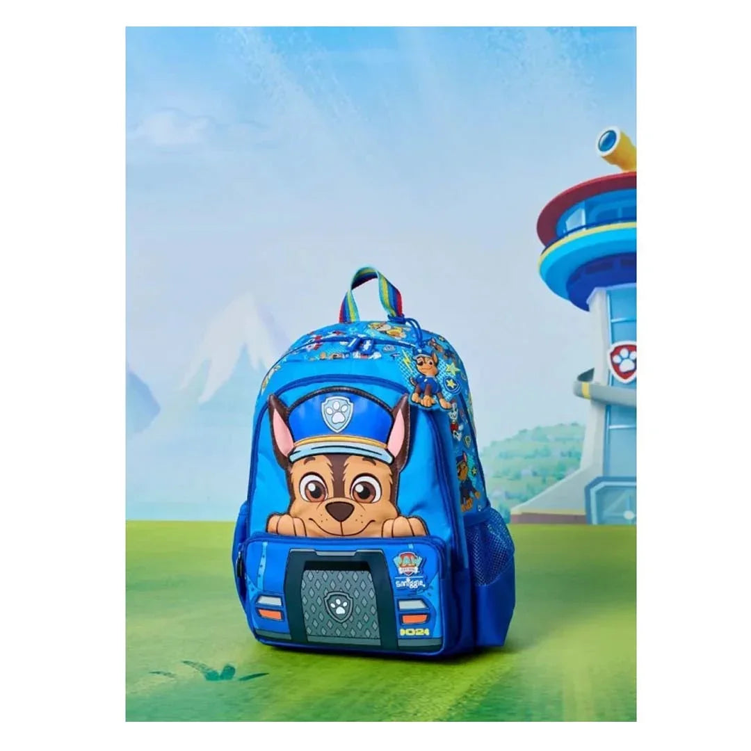 Smiggle School Bags Paw Patrol Junior Chase Backpack (38cm) – Fun & Functional for Kids - Jaiman Toys