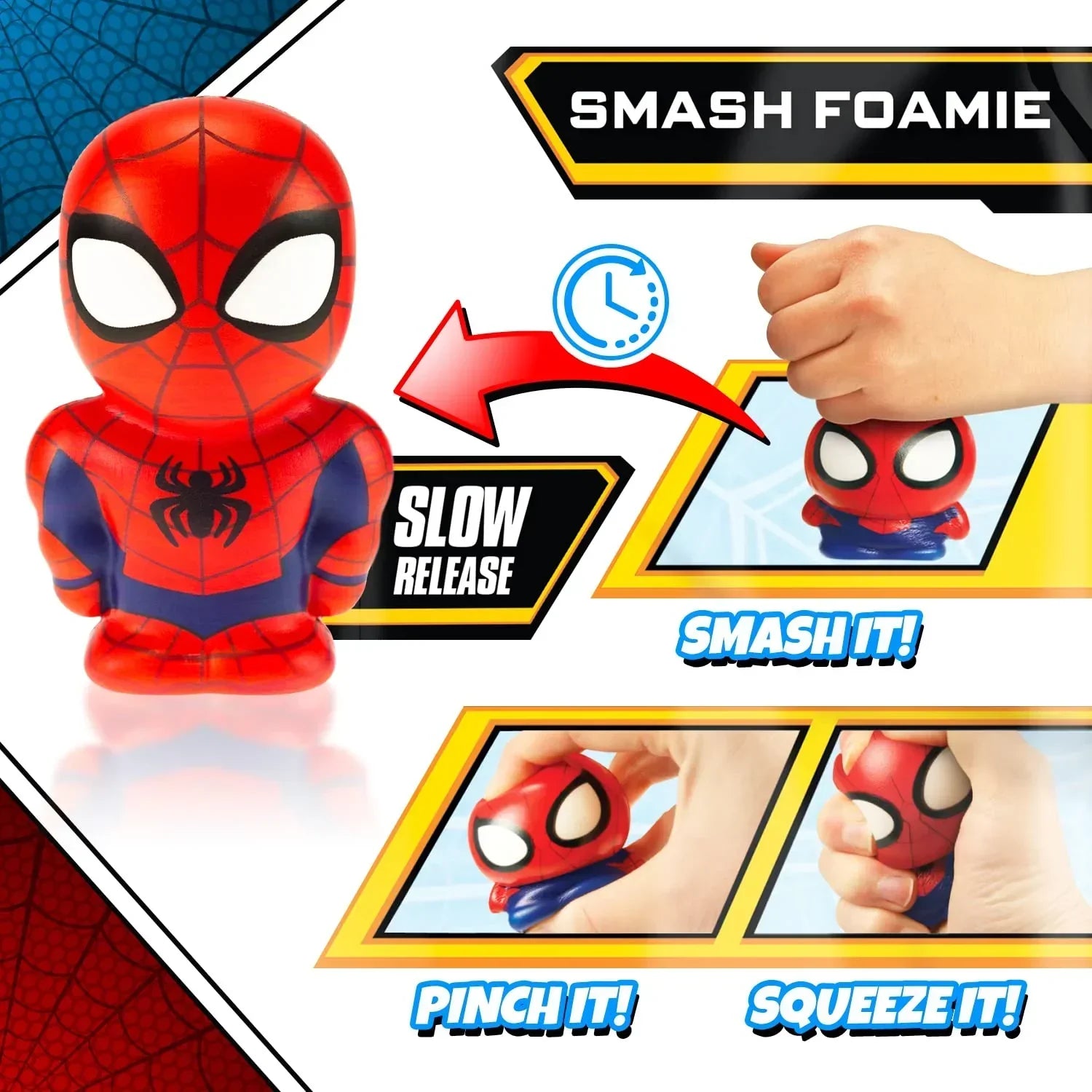 Marvel Avengers Action Figures Foam Squishy 4 pieces - Jaiman Toys