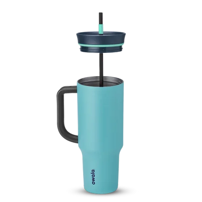 Owala FreeSip 40oz (1.18L) Insulated Tumbler with Handle & Straw | Stainless Steel Travel Mug