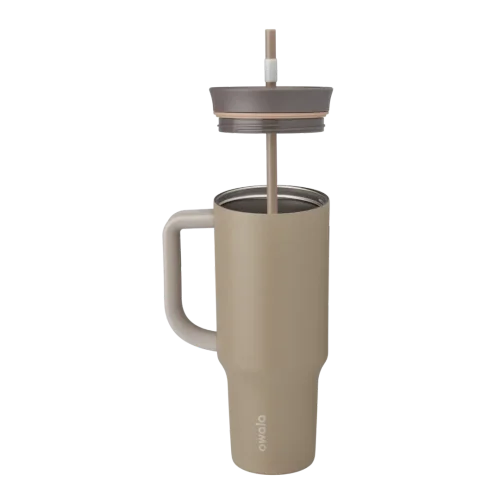 Owala FreeSip 40oz (1.18L) Insulated Tumbler with Handle & Straw | Stainless Steel Travel Mug