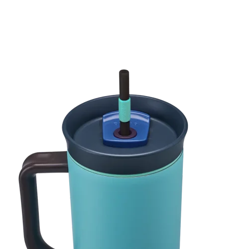Owala FreeSip 40oz (1.18L) Insulated Tumbler with Handle & Straw | Stainless Steel Travel Mug