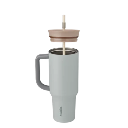 Owala FreeSip 40oz (1.18L) Insulated Tumbler with Handle & Straw | Stainless Steel Travel Mug
