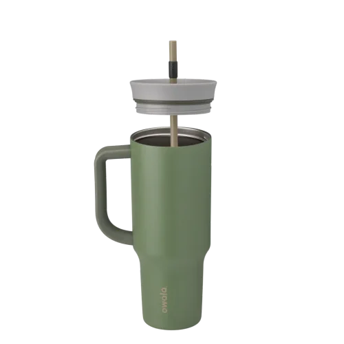Owala FreeSip 40oz (1.18L) Insulated Tumbler with Handle & Straw | Stainless Steel Travel Mug