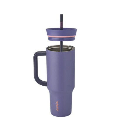 Owala FreeSip 40oz (1.18L) Insulated Tumbler with Handle & Straw | Stainless Steel Travel Mug