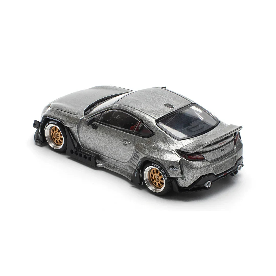 POP Race 1:64 PANDEM GR86 Silver – Diecast Model Car
