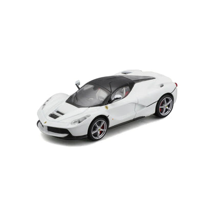 Bburago - 1/43 Scale Model La Ferrari - Signature Series Sports Car Model (White) Age 14+ - Jaiman Toys