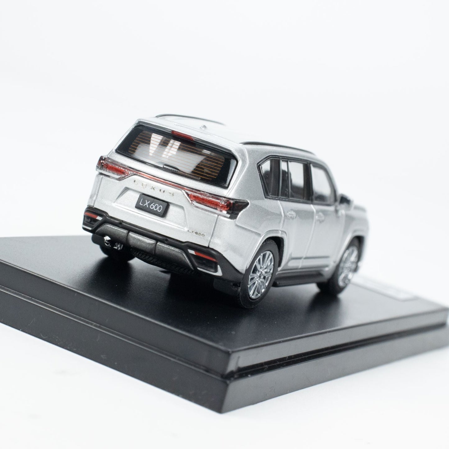 Lexus LX 600 1:64 Die-Cast SUV Model Car with Display Base | Premium Luxury SUV Collectible | Black & Silver Variants