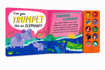 North Parade Let’s Roar! Interactive Animal Sound Book with 10 Real Animal Sounds for Toddlers & Kids