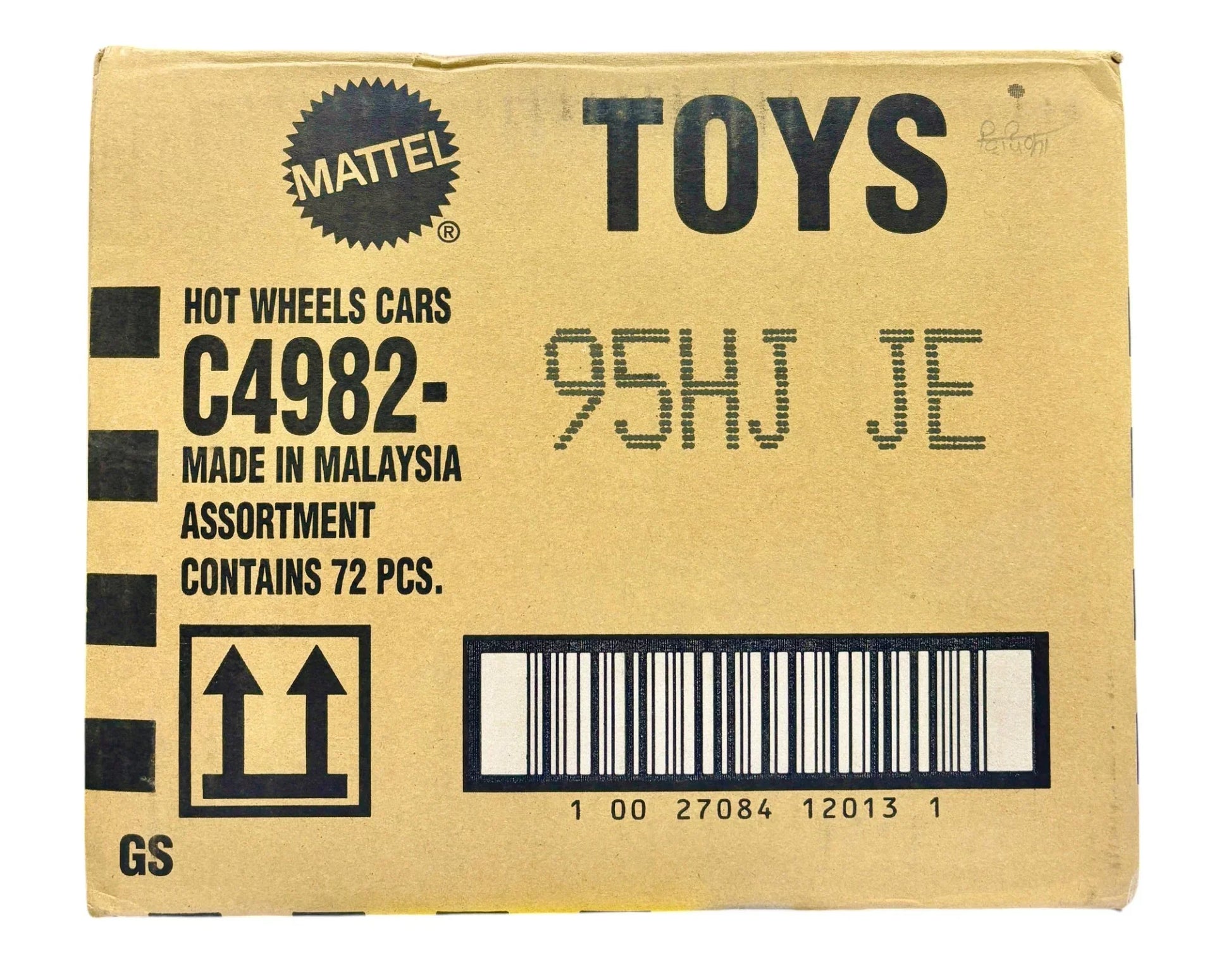 Hot Wheels 2025 Factory-Sealed Case J (95HJ JE) – 72 Die-Cast Cars by Mattel (Brand New Box) - Jaiman Toys
