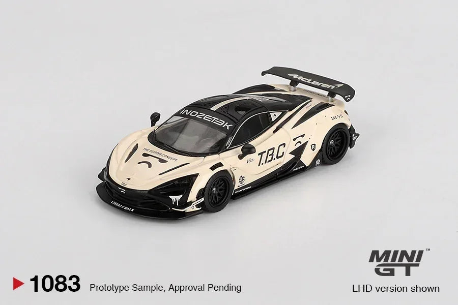 Mini GT 1:64 Diecast Model Car Duo Set | McLaren 720S LB★Works & Mercedes-Benz EQS 580 4MATIC | Collector Edition