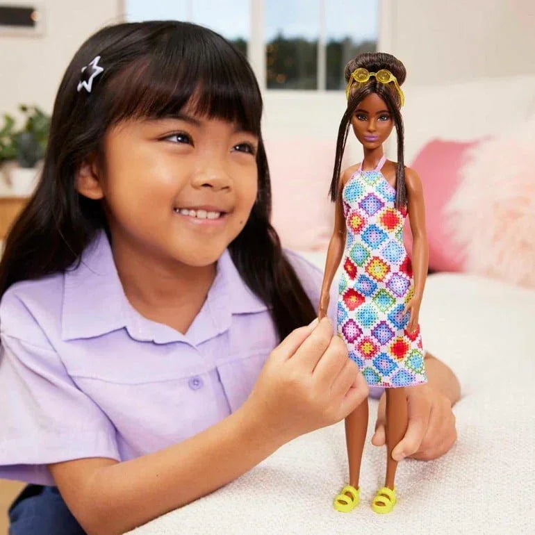 Barbie Fashionista Doll Crochet Dress - Jaiman Toys