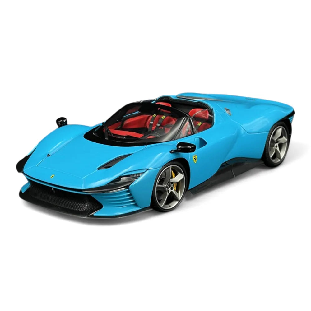 Bburago 1:18 Ferrari Daytona SP3 Blue Die-Cast Model Car – Signature Series Collectible