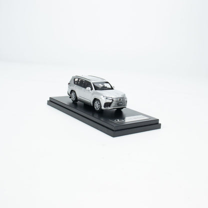 Lexus LX 600 1:64 Die-Cast SUV Model Car with Display Base | Premium Luxury SUV Collectible | Black & Silver Variants
