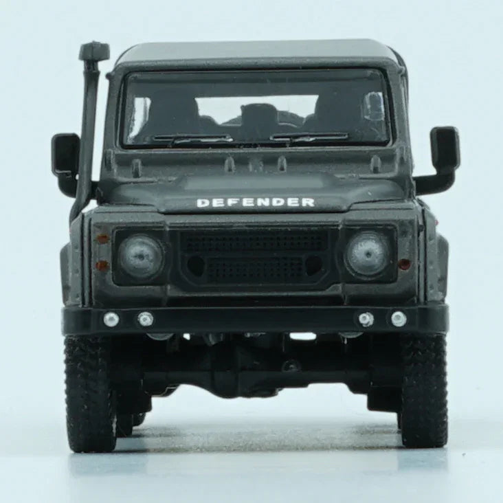 BMC 1/64 Land Rover 2016 Defender 110 Pick Up -6x6 Acc Pack - Dark Grey Silver (RHD)-Diecast Car - Jaiman Toys