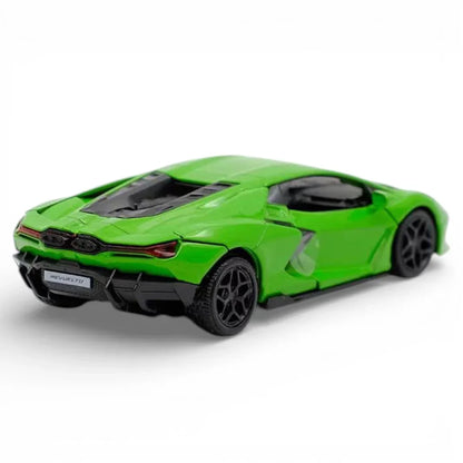 RMZ City Lamborghini Revuelto 1:36 Die-Cast Supercar | Pull Back & Go | Openable Doors | Orange / Green