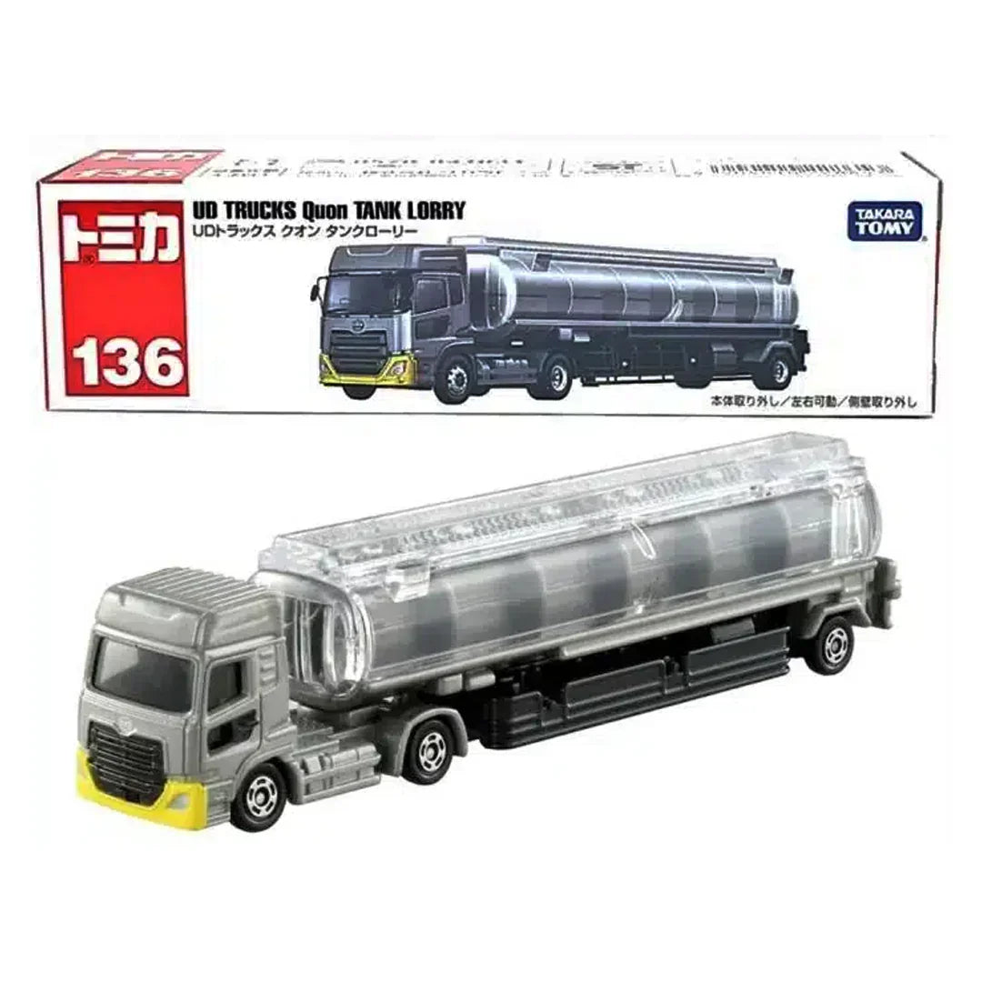 Takara Tomy Tomica No 136 UD Trucks Quon Tank Lorry - Jaiman Toys