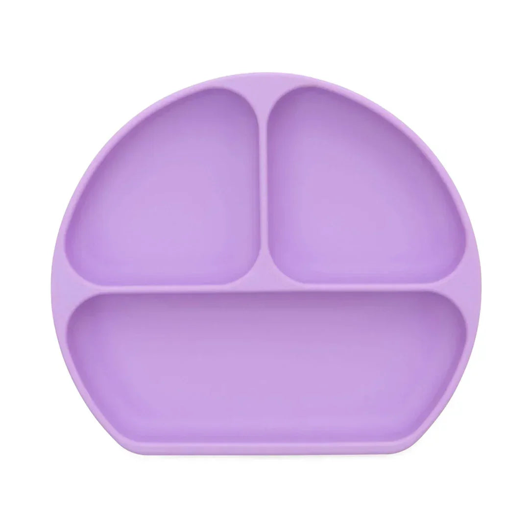 Bumkins Silicone Grip Dish lilac for Toddlers - Jaiman Toys