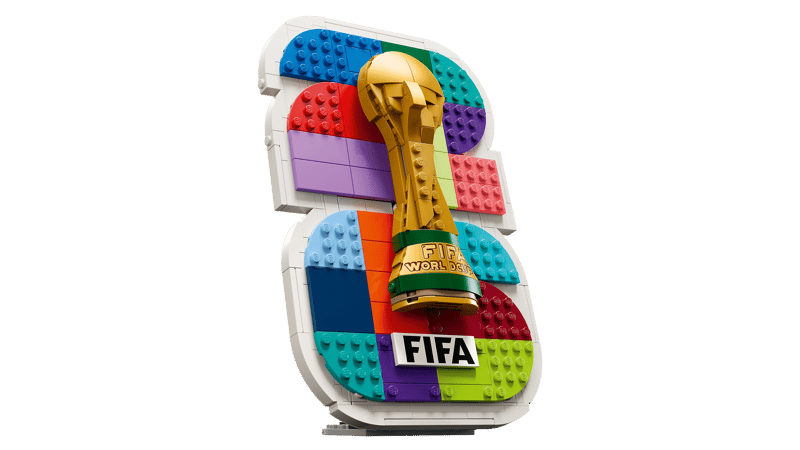 LEGO FIFA World Cup 2026™ Official Emblem 43032 Building Set | 298 Pieces | Premium Football Collectible Display Model for Kids, Teens & Adults