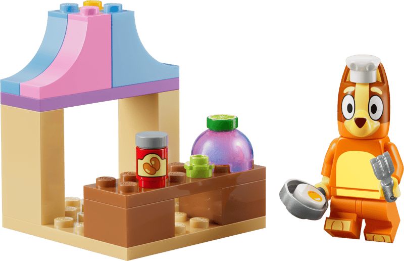 LEGO 30713 Bluey Fancy Restaurant with Bingo Polybag Building Set | 23 Pieces | Collectible Mini Playset