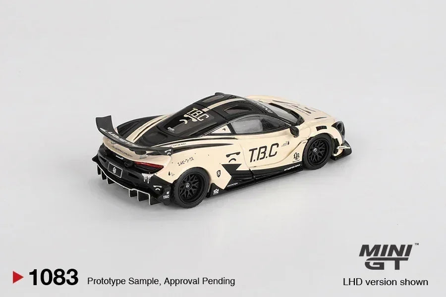 MINI GT 1:64 (Blister)- McLaren 720S LB-Works “The Boring Concept+Mazda RX-7 LB-Super Silhouette IMSA – White