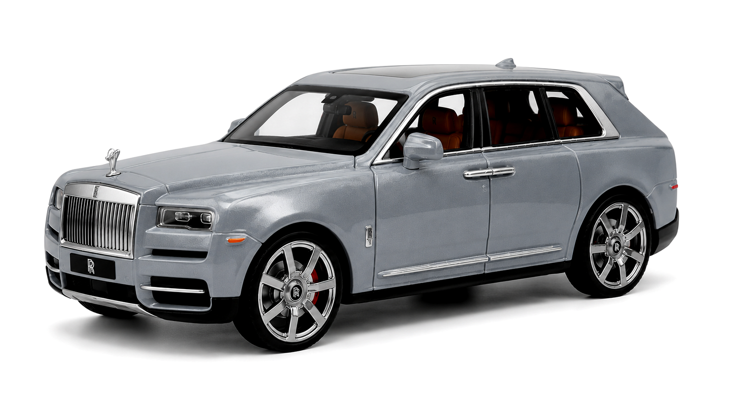 SC ART 1:64 Rolls Royce Cullinan Diecast Model Car | Premium Luxury SUV Scale Model Collectible for Kids & Collectors