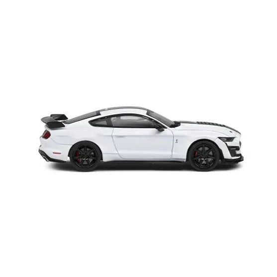 Solido 1:43 Scale Shelby Mustang GT500 Fast Track – White | Classic American Muscle Diecast Model - Jaiman Toys