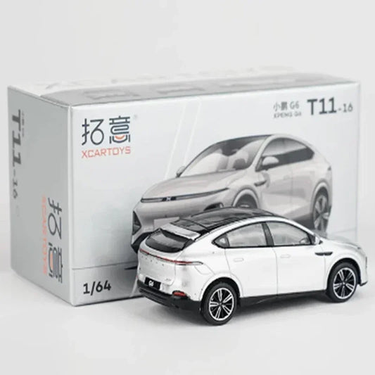 XCARTOYS 1:64 XPENG G6 Diecast Model | Star Moon Silver | T11-16 Collector Edition