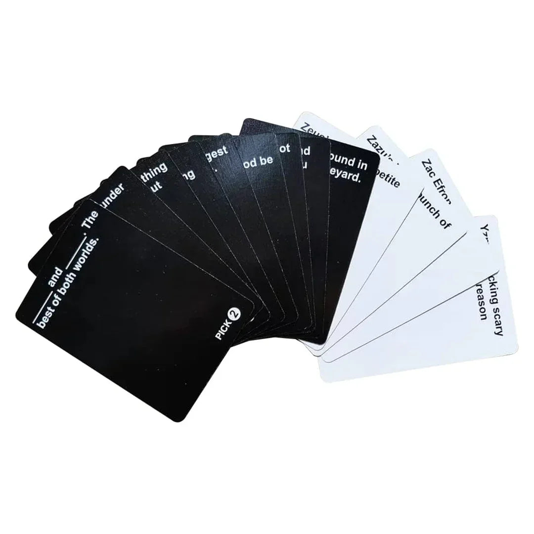 Cards Against Disney The Table Cards Game Party Cards for Adult (Black Box) - Jaiman Toys