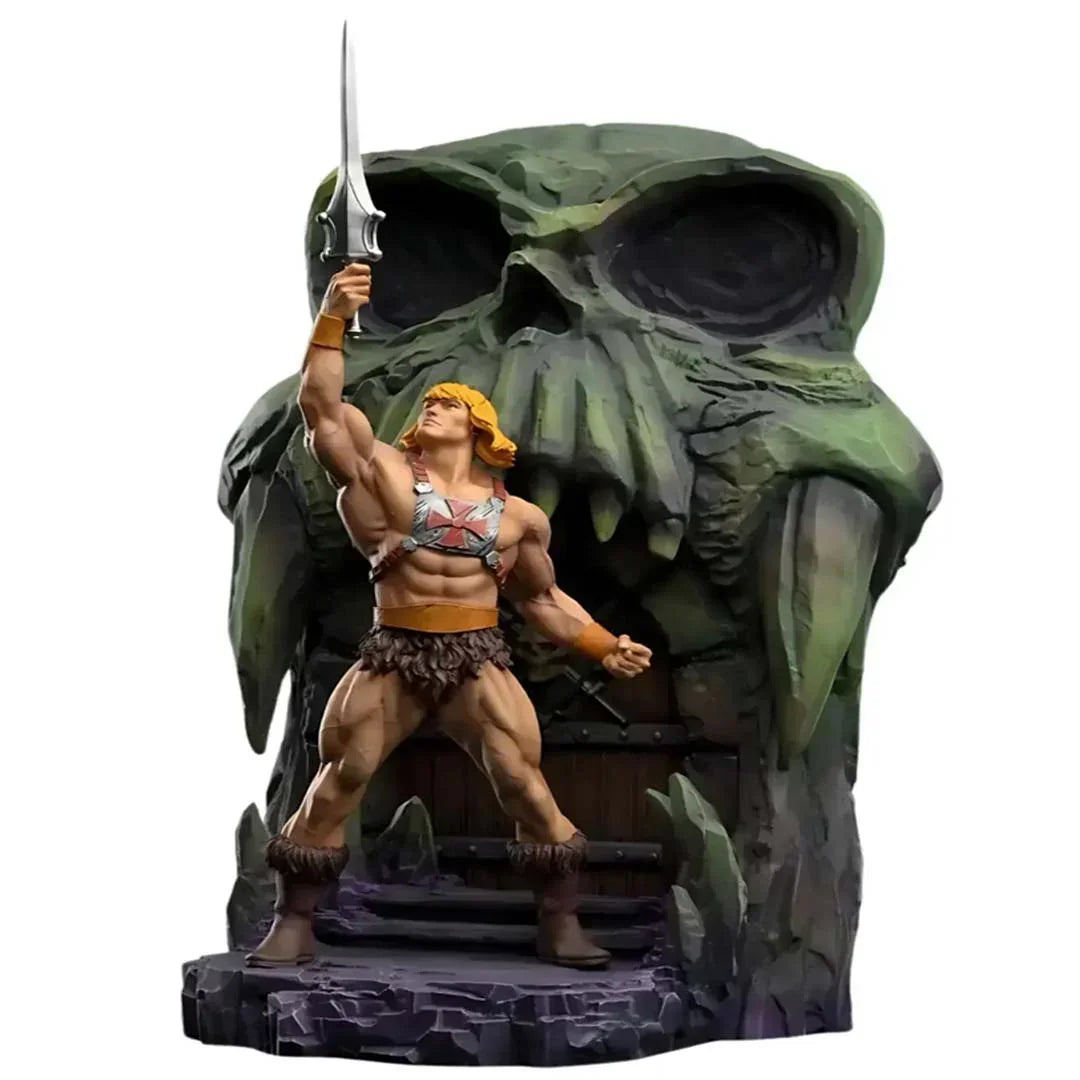 Iron Studios! Collectible Showpiece Staute He-Man Deluxe - Masters of the Universe - Art Scale 1/10 - Jaiman Toys