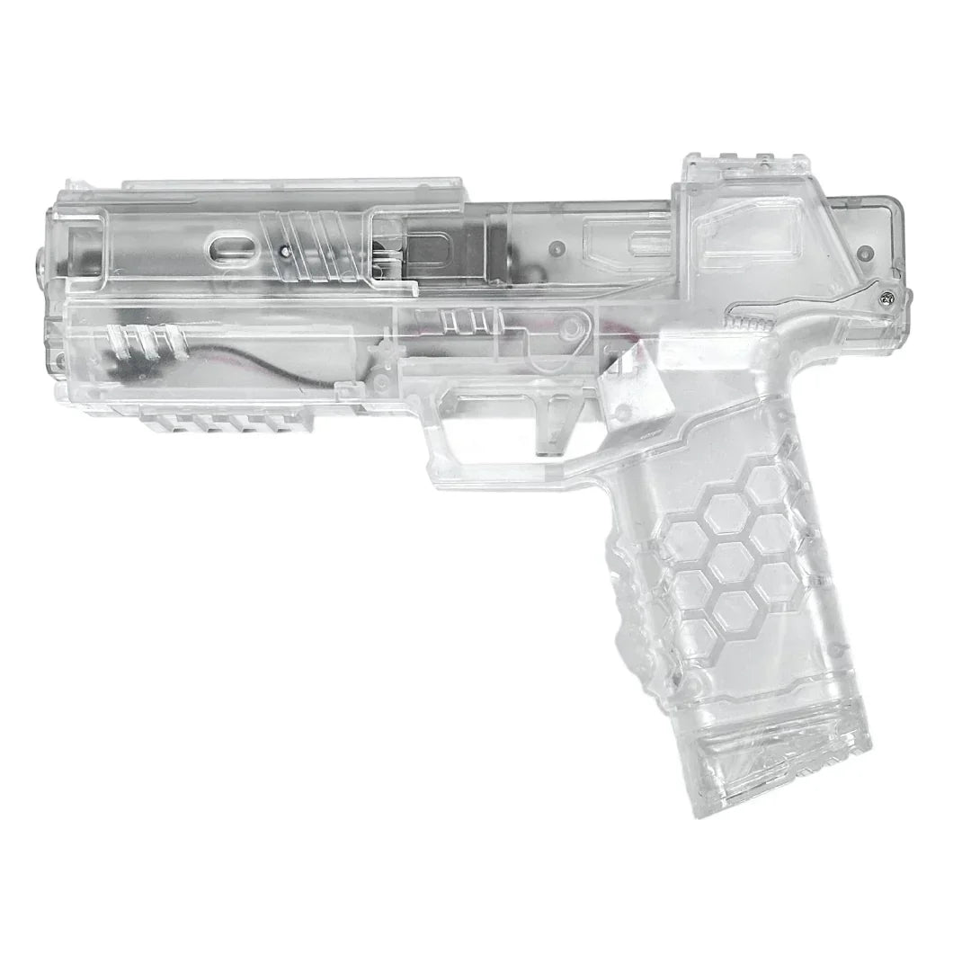 Electric Water Game, Automatic Water Gun,with Large Capacity, Holi Water Gun with Long Range Pistol for Children (Transparent) - Jaiman Toys