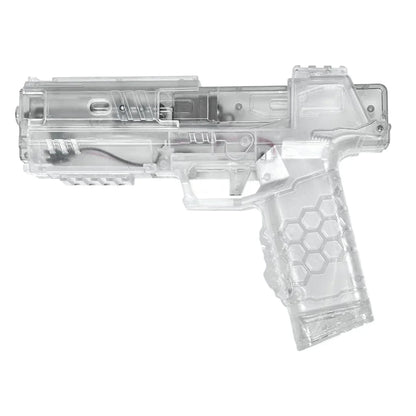 Electric Water Game, Automatic Water Gun,with Large Capacity, Holi Water Gun with Long Range Pistol for Children (Transparent) - Jaiman Toys
