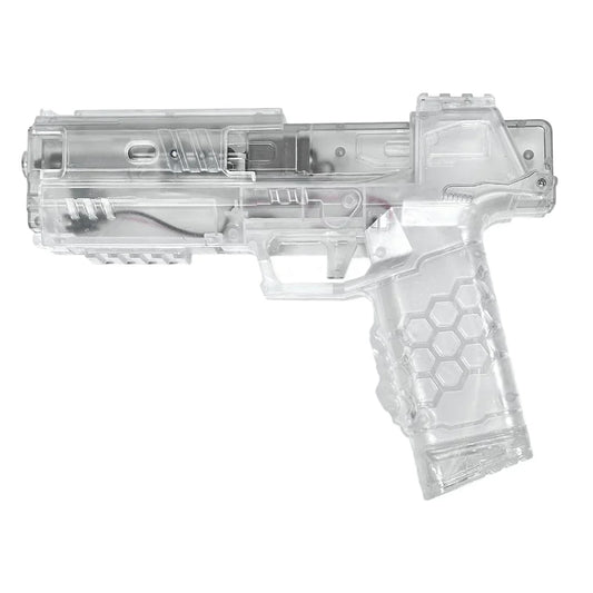 Electric Water Game, Automatic Water Gun,with Large Capacity, Holi Water Gun with Long Range Pistol for Children (Transparent) - Jaiman Toys