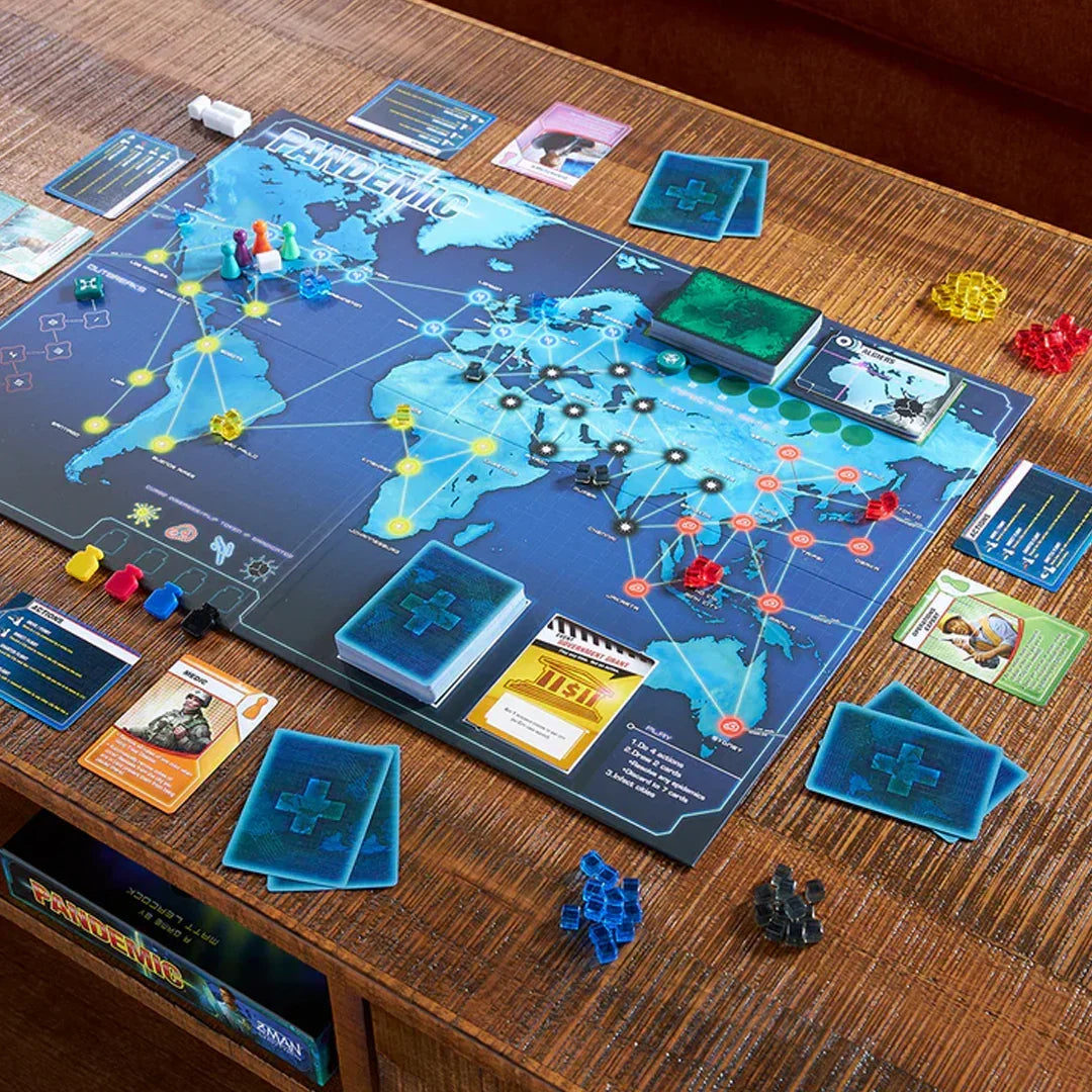 Pandemic Survival Strategy Board Game | Cooperative Gameplay for Family and Friends - Jaiman Toys